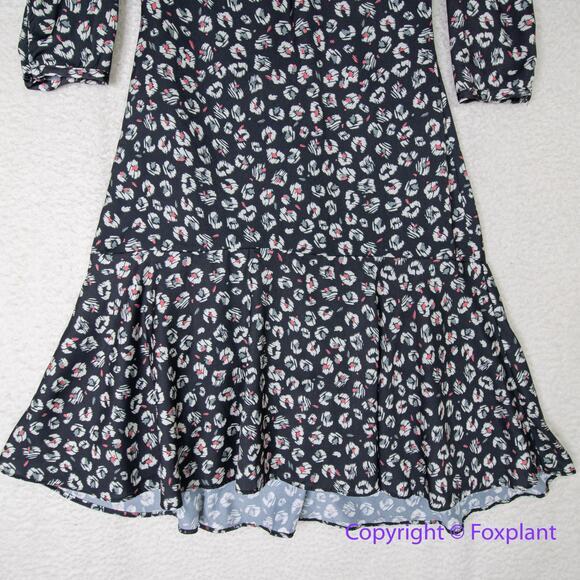 New!  Bailey 44 Olivia‎ Puff-Sleeve Leopard Print Dress, women size 0 - Picture 6 of 15